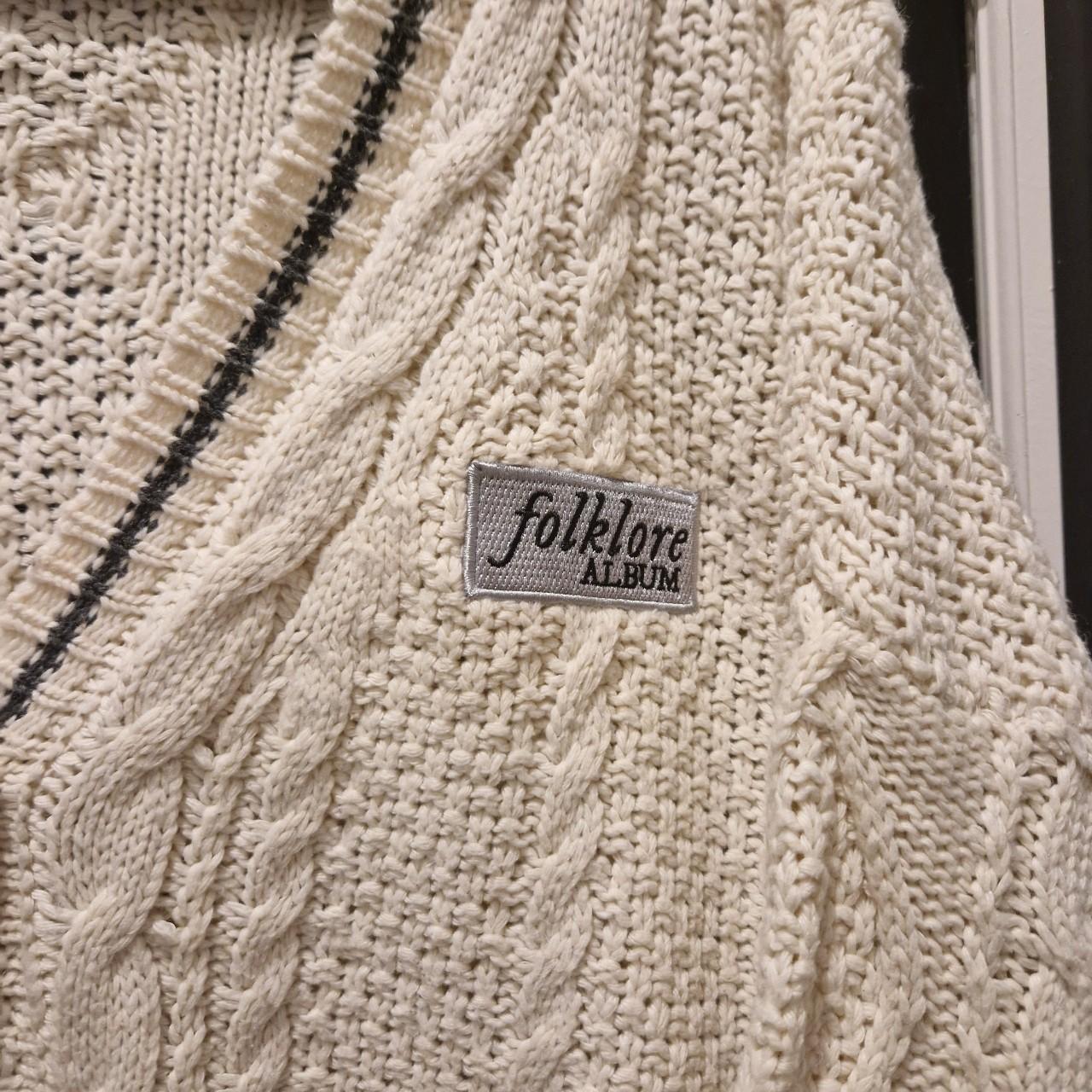 Taylor Swift folklore patch cardigan in a size xl /... - Depop