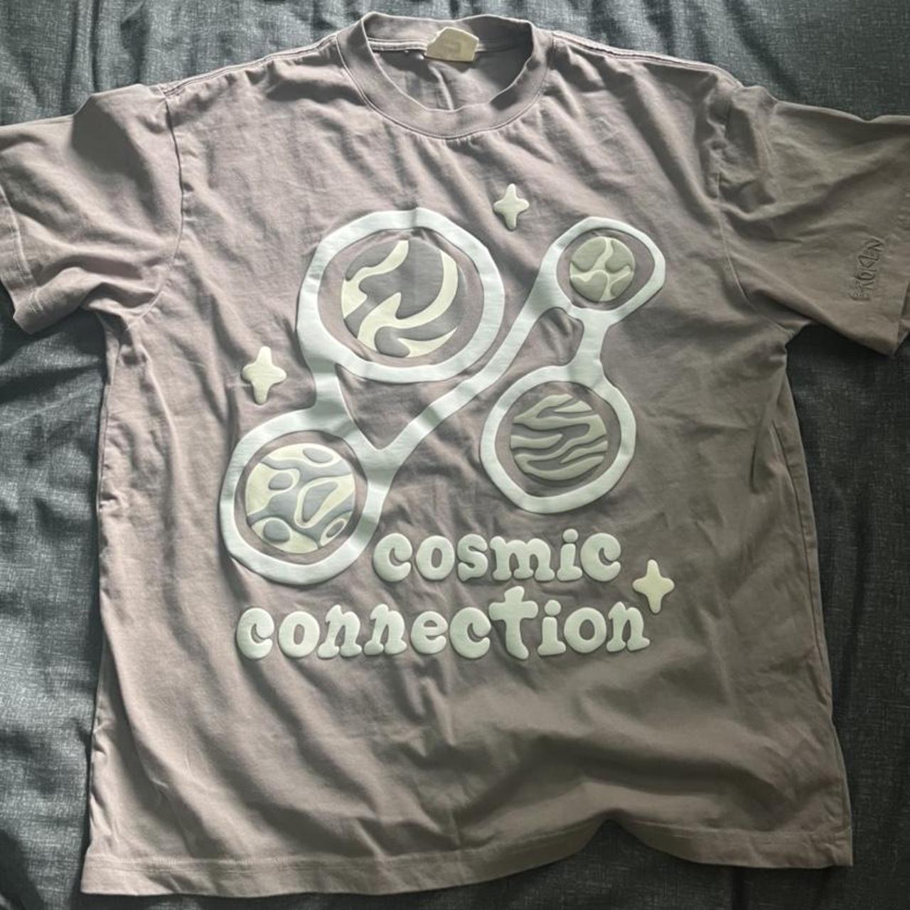 Broken planet cosmic connection shirt. Worn only a - Depop
