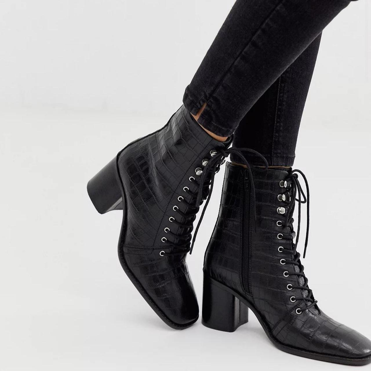 asos croc boots