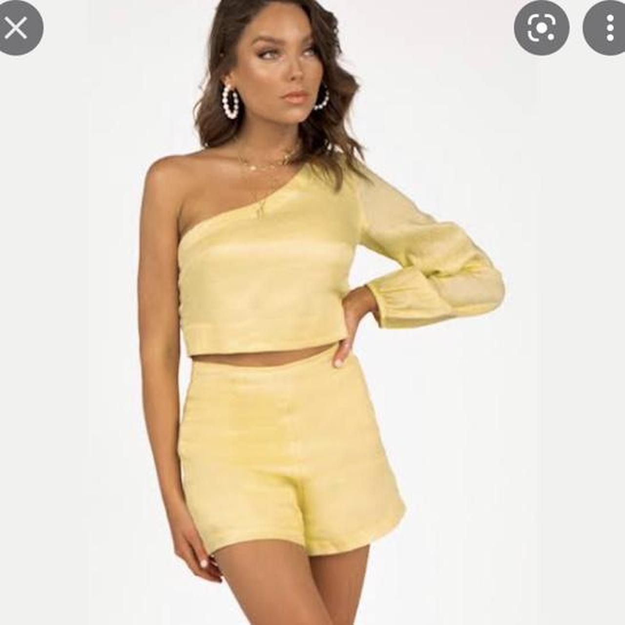 Women's Yellow Shirt Depop