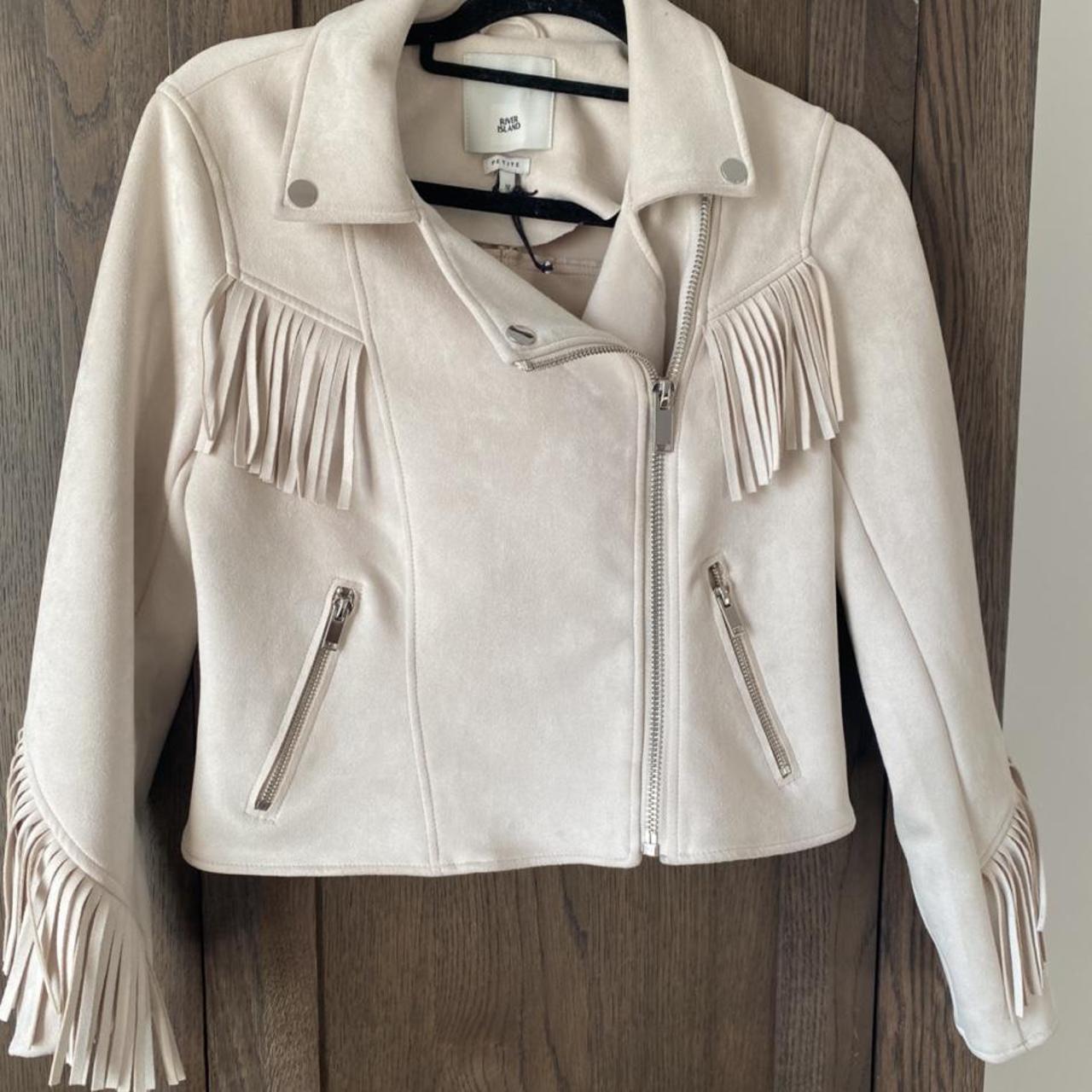 Fringe jacket hotsell river island