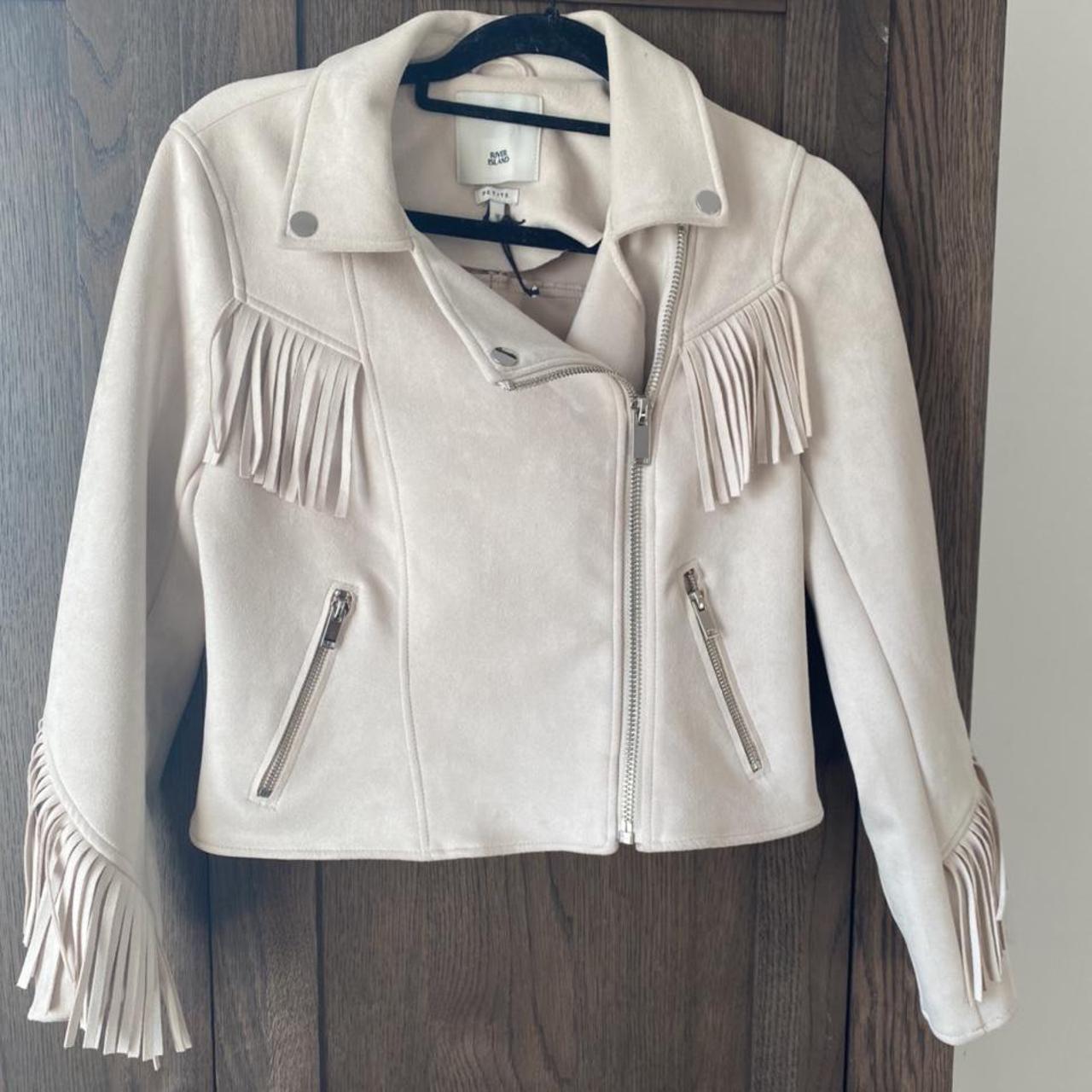 river island fringe jacket, Comfortable... Depop