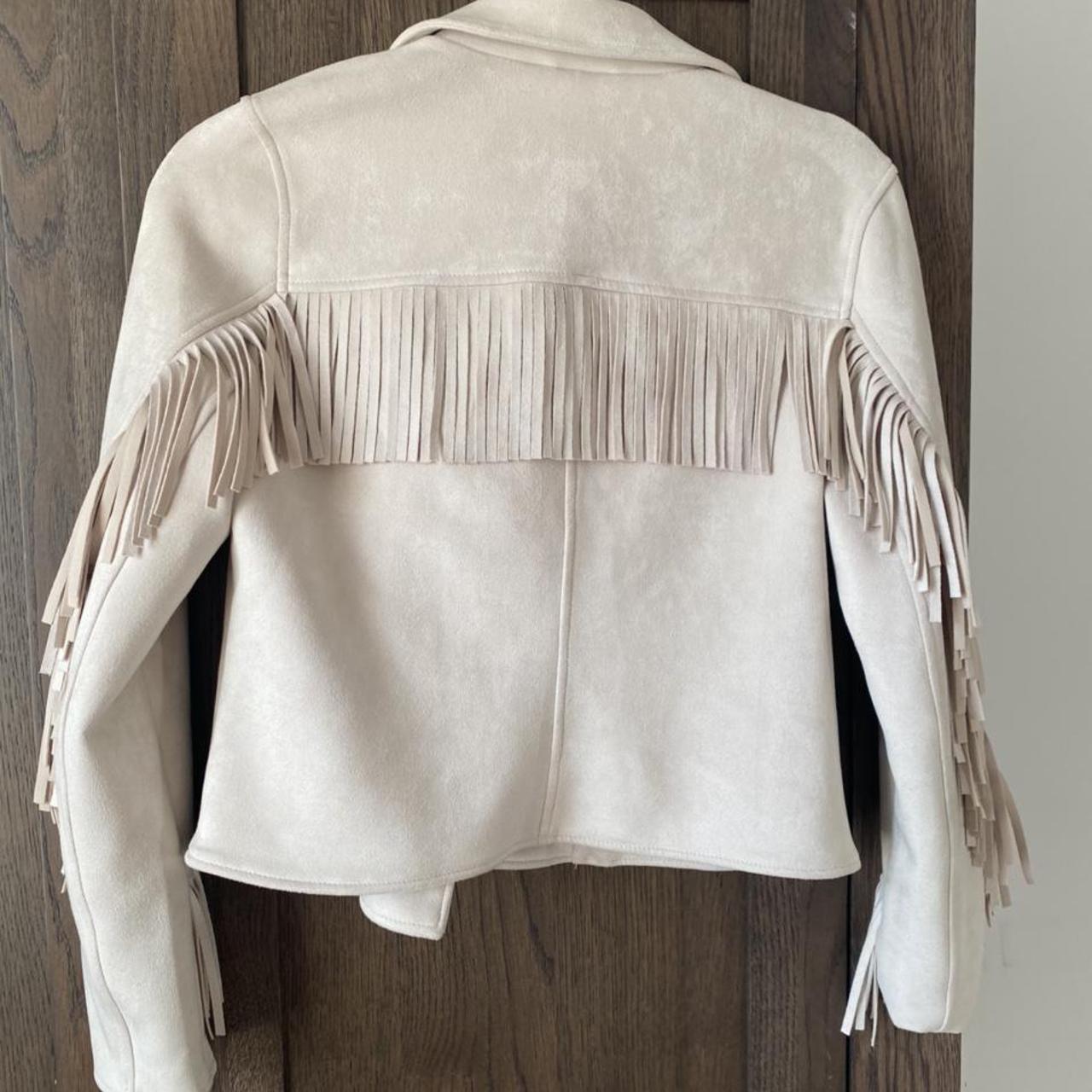 river island fringe jacket, Comfortable... Depop