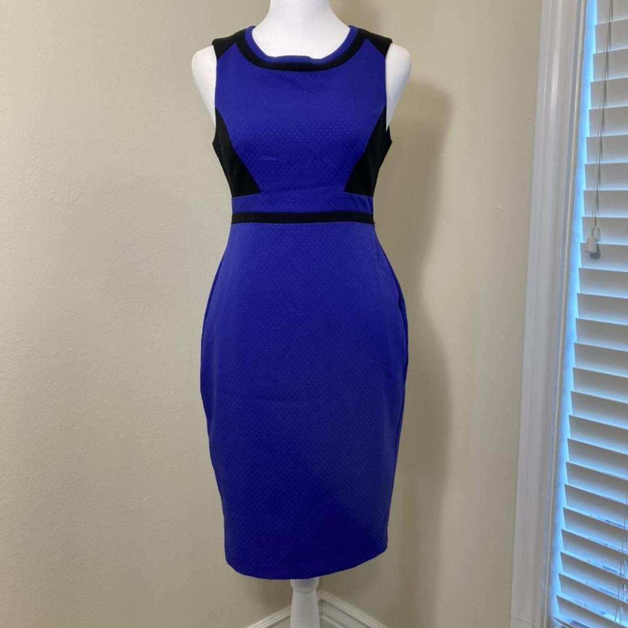 Dorothy Perkins Women's Blue and Black Dress