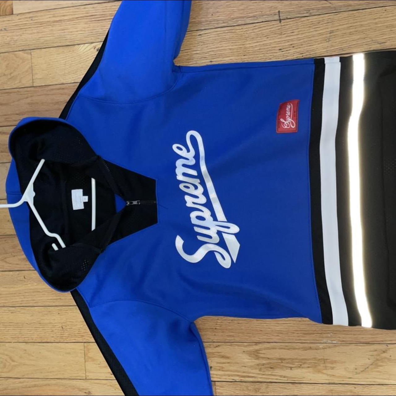 SUPREME 3M Reflective Hooded Hockey Top, Size:...