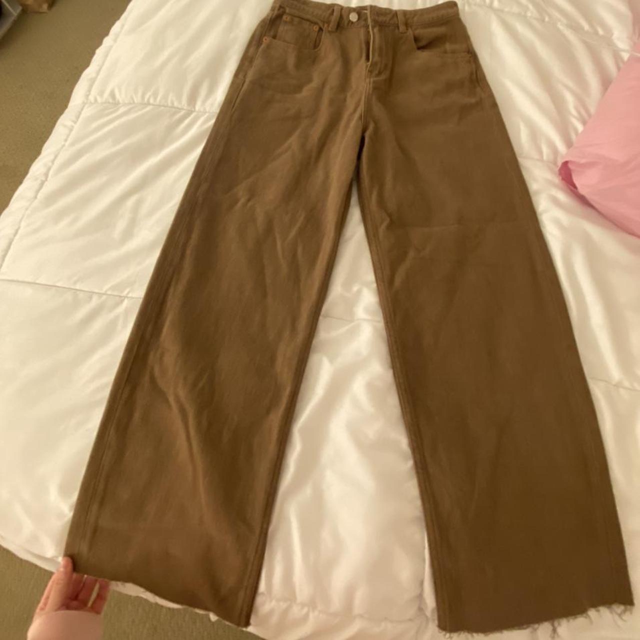 Motel Women's Brown Jeans Depop
