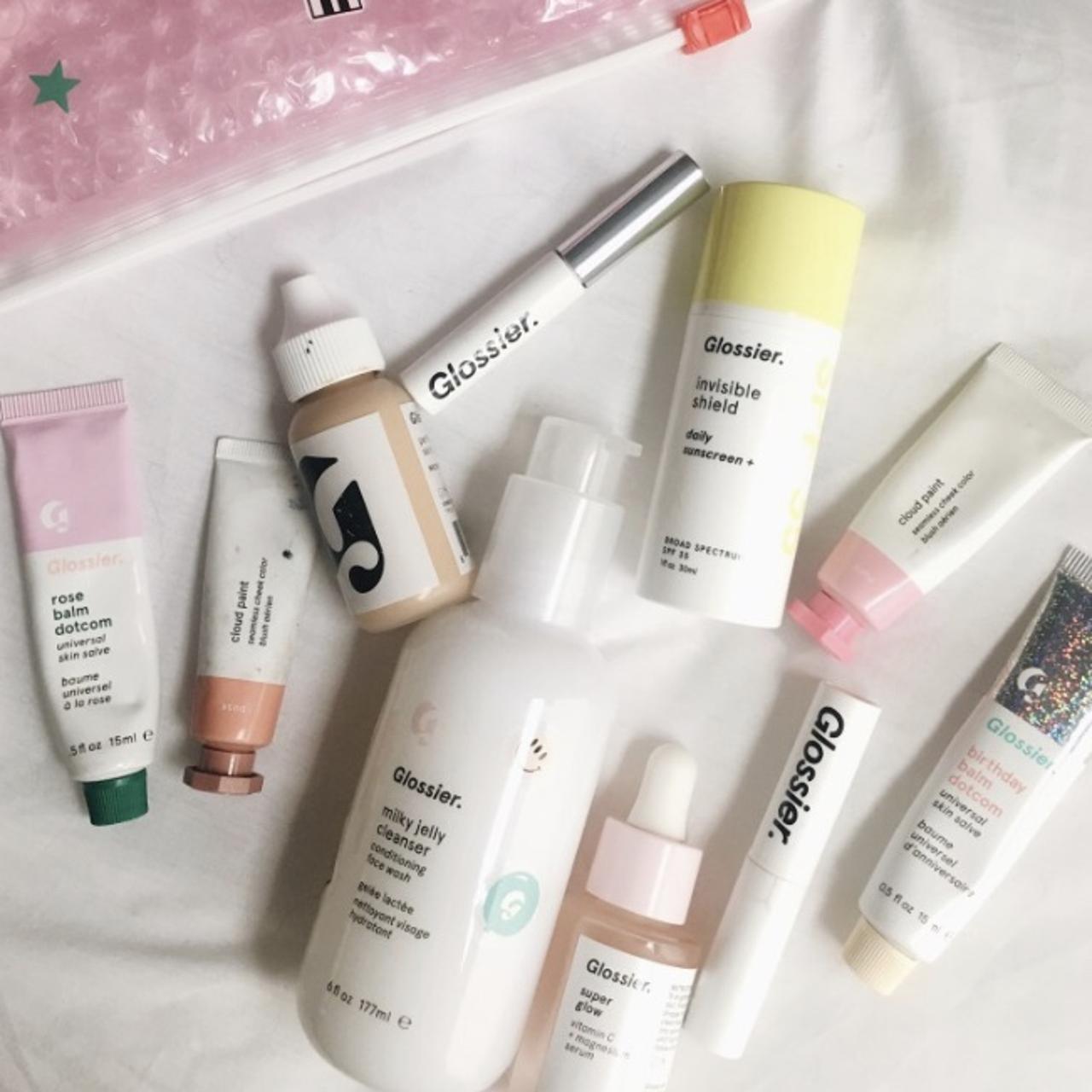 Glossier!!!!! 10 off all glossier items using this... Depop