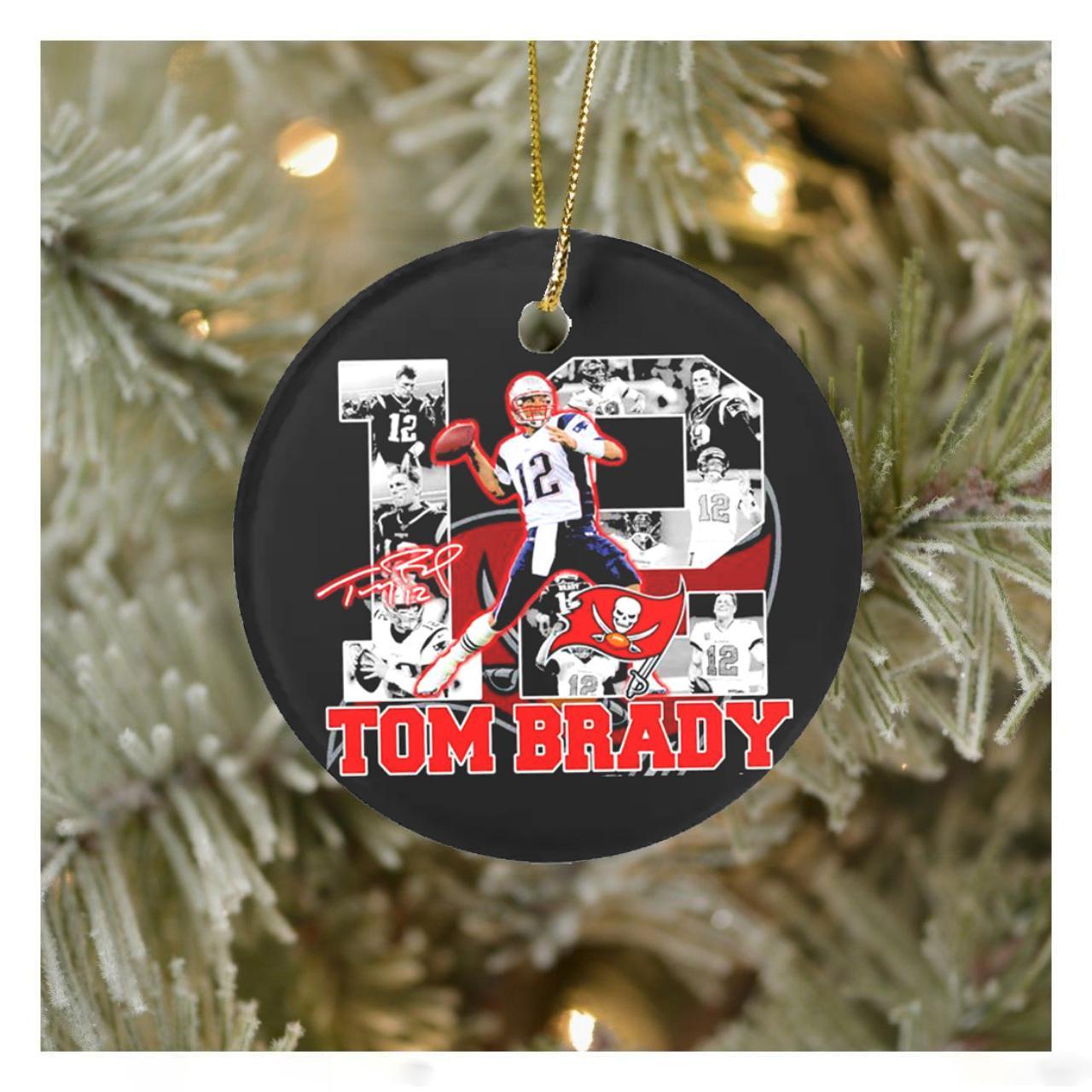 tom brady buccaneers ornament