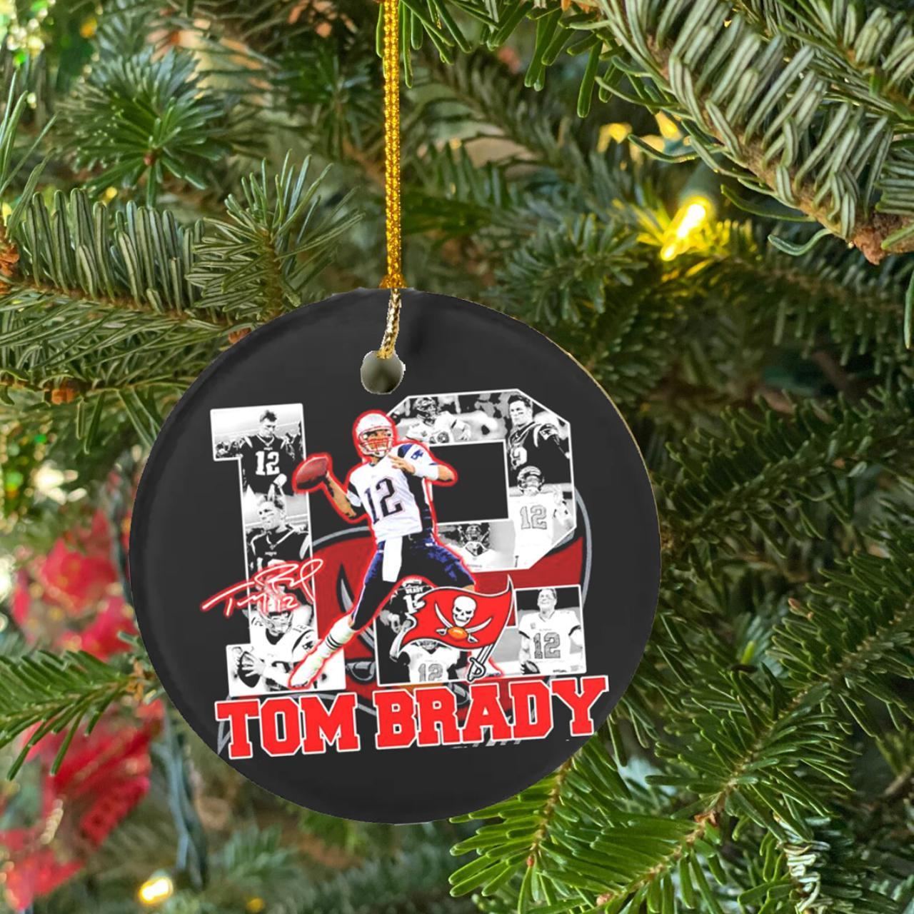 Tom Brady Ornament 