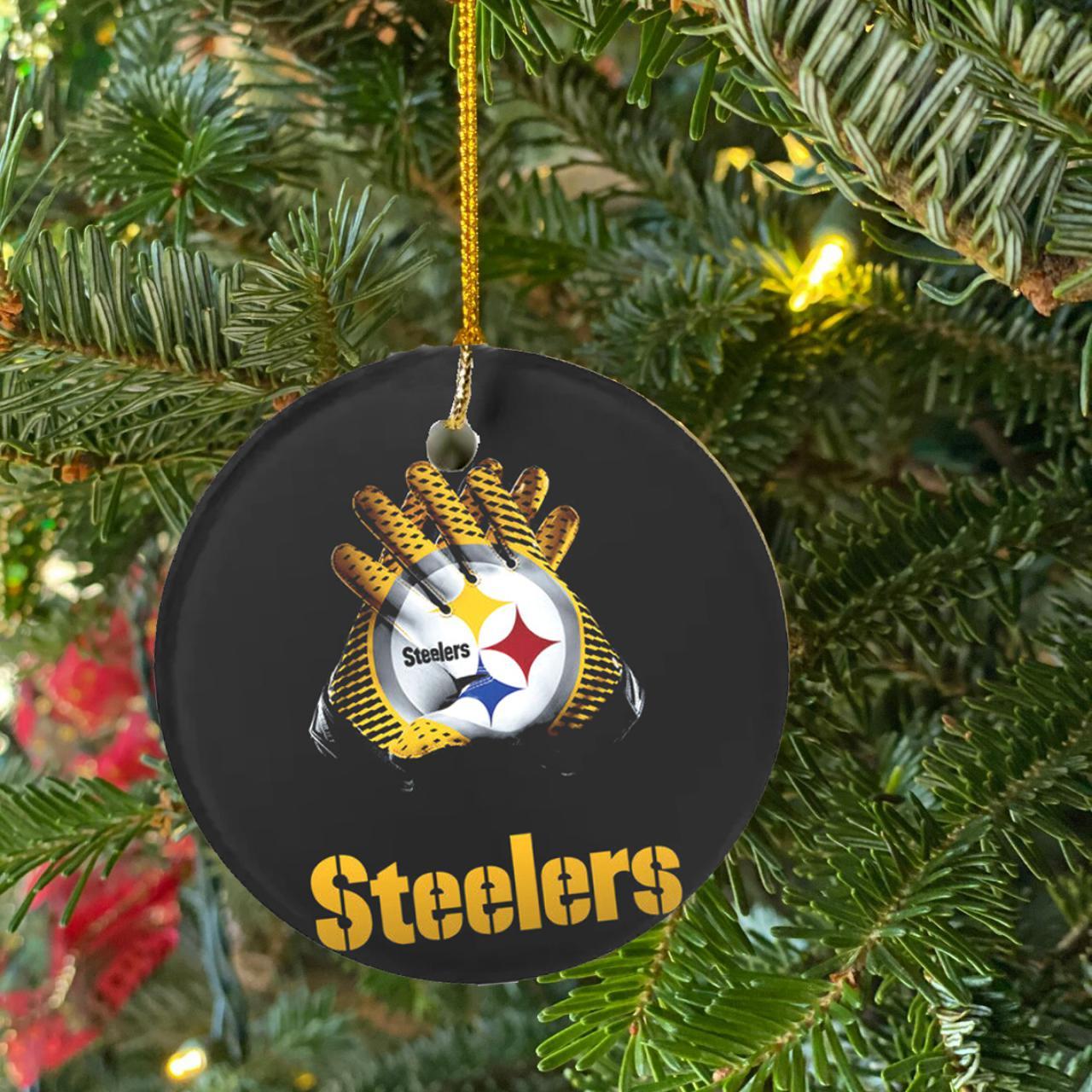 Steelers Ceramic 4 LED Ceramic Christmas Tree Ornament With Team Hat - The  Locker Room of Downey