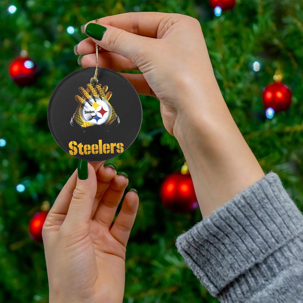 PITTSBURGH STEELERS CERAMIC TREE CHRISTMAS ORNAMENT – JR'S SPORTS