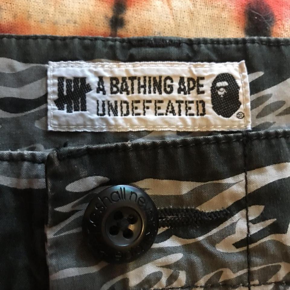 A Bathing Ape X Undefeated 6 Pocket Pants #bape... - Depop