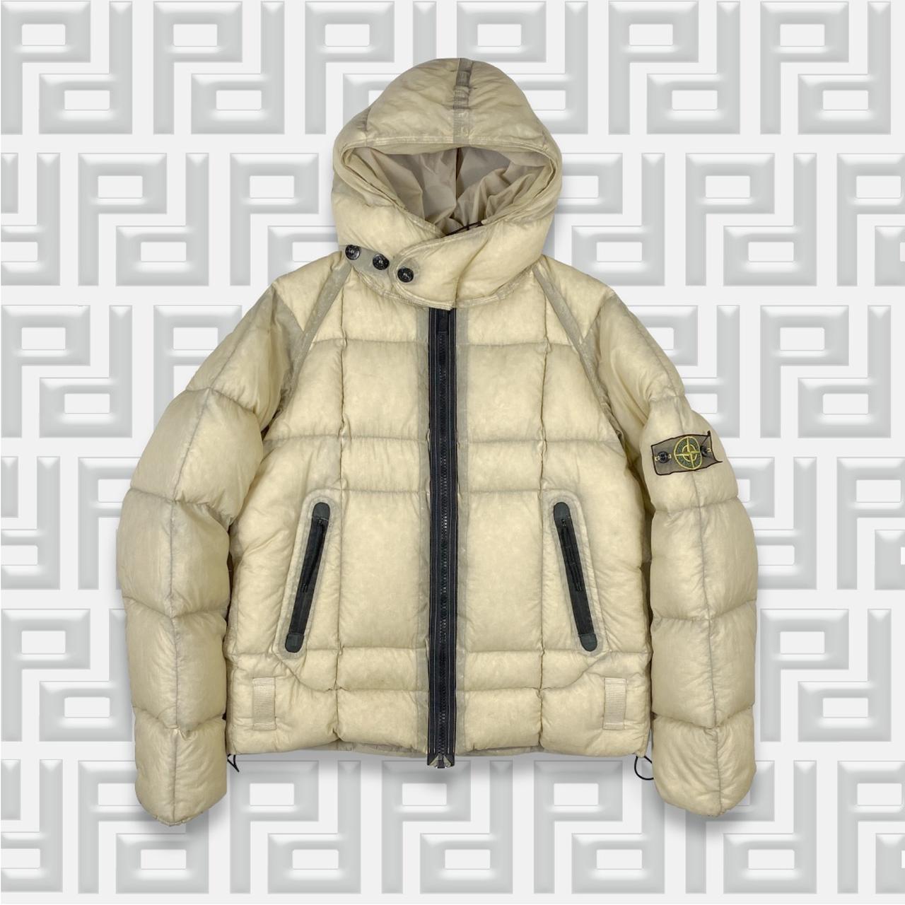 opaque nylon tela stone island