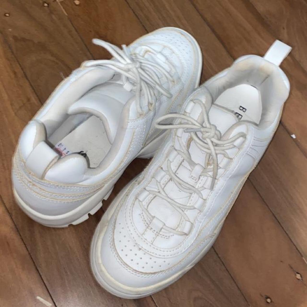 Betts chunky white sneakers - Depop