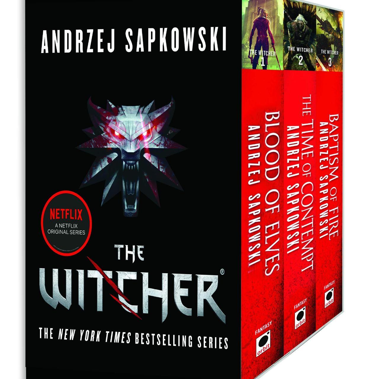 The Witcher Boxed Set: Blood of Elves, The Time of... - Depop