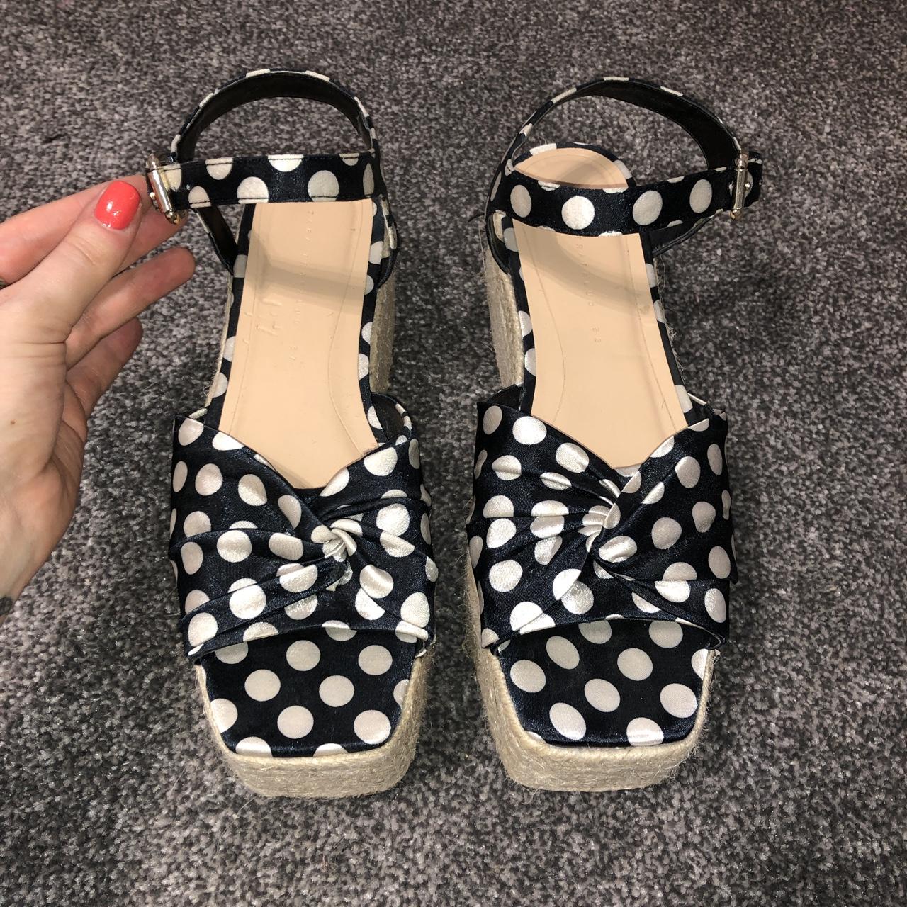 Zara polka dot discount sandals