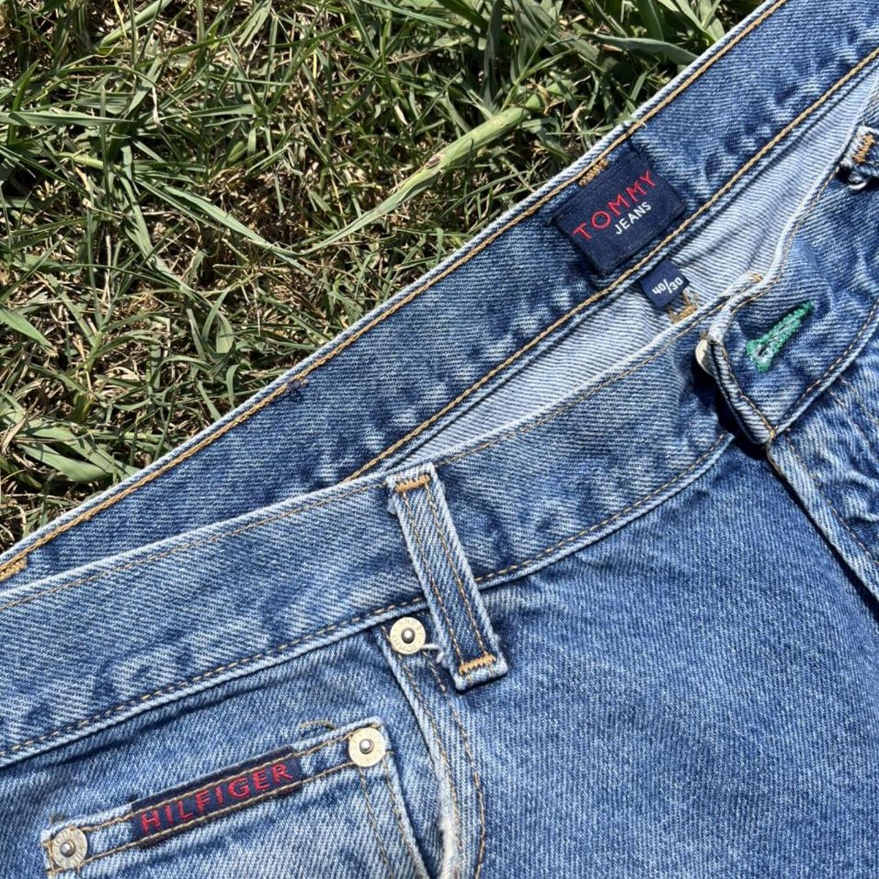 Tommy Hilfiger Vintage 90s Jeans Features Iconic... - Depop