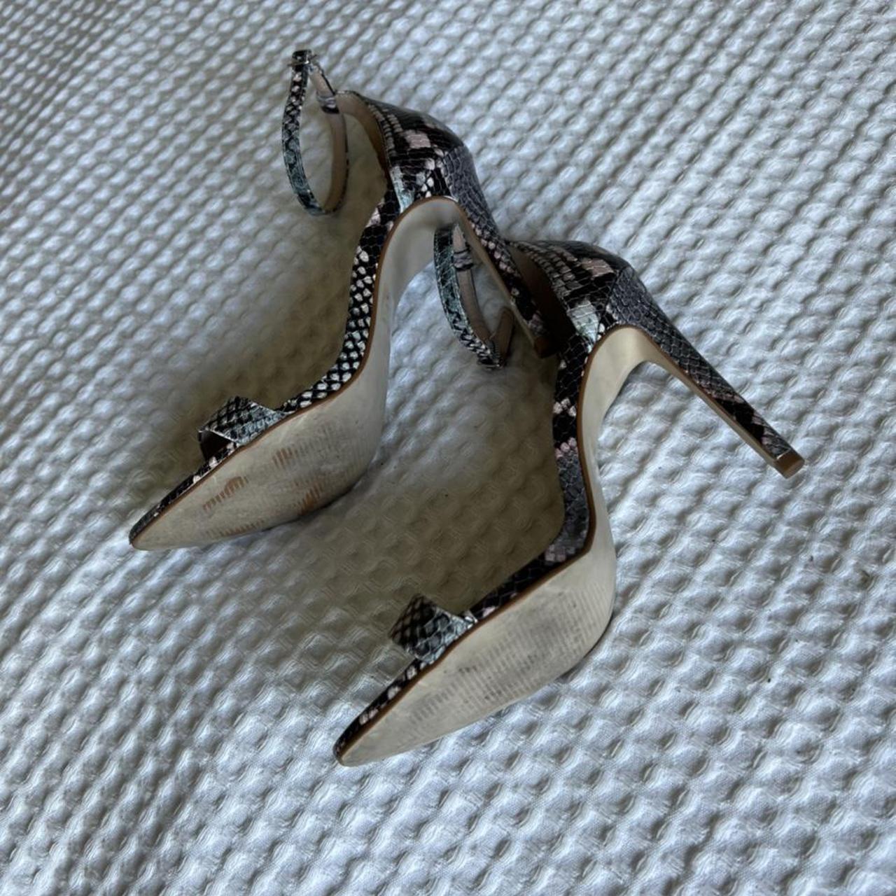 Steve Madden Snake Ankle Strap Heels Retails for Depop