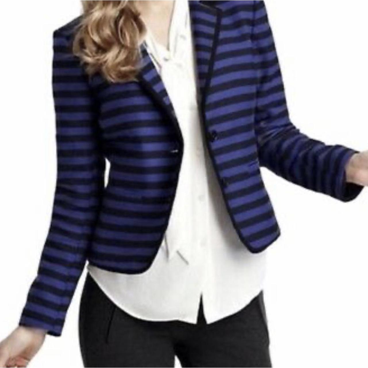 loft navy blazer