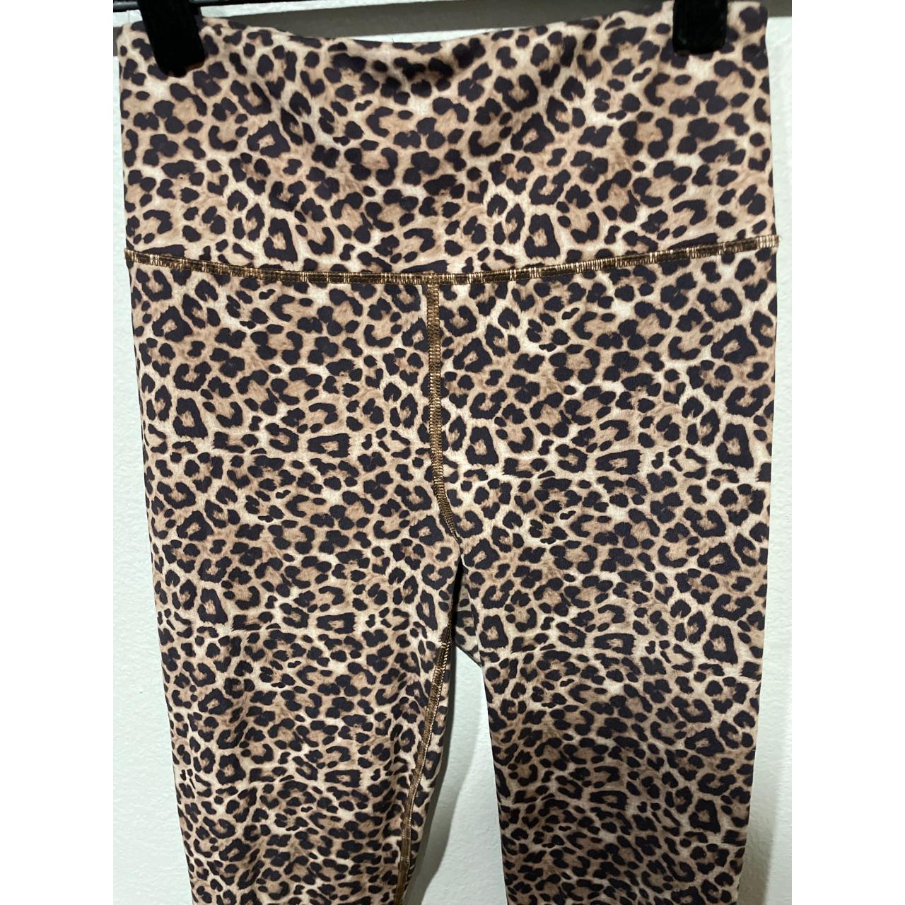 American Eagle Pants Everything Pocket Leggings Cheetah Leopard Print sz S