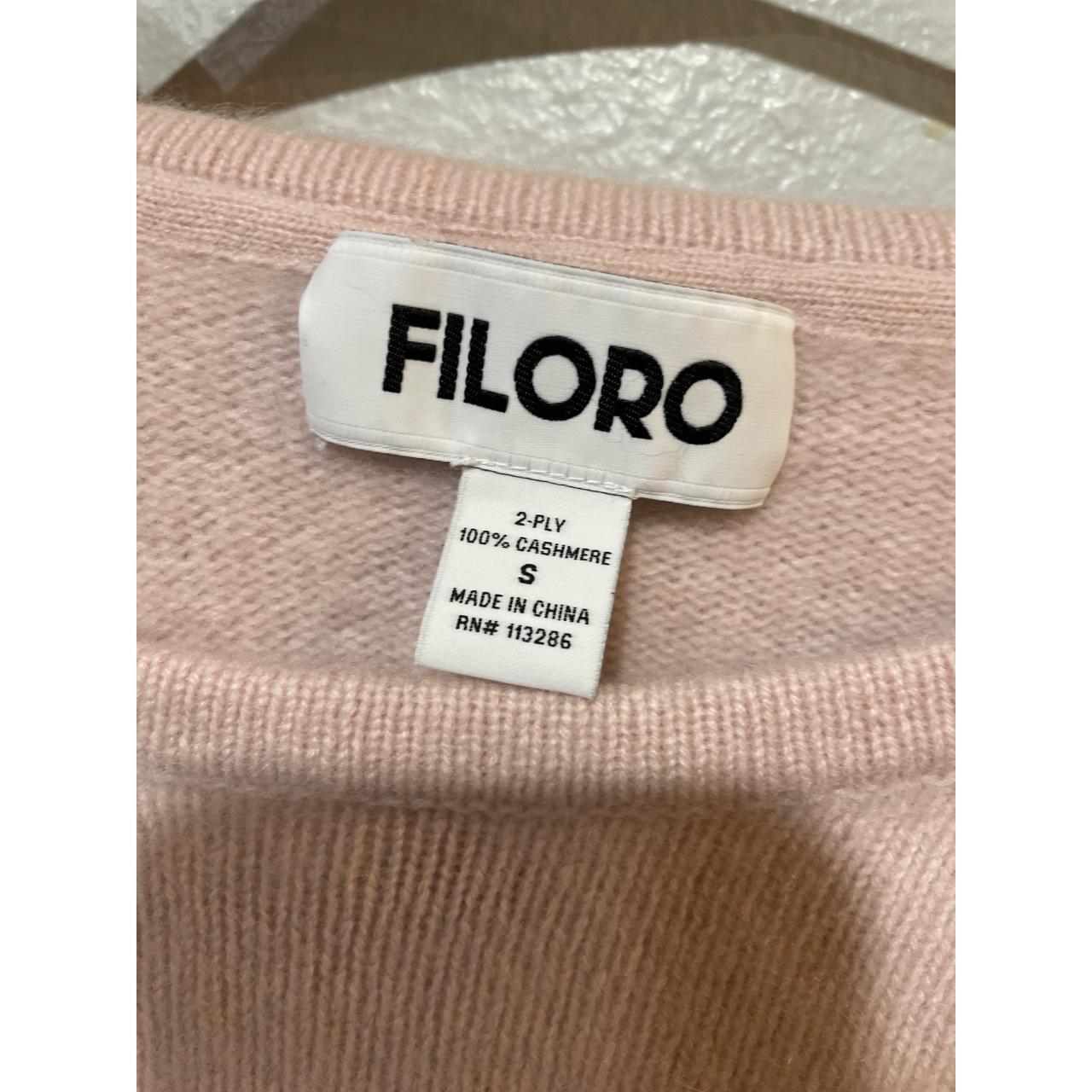 Filoro cashmere blend top offers small