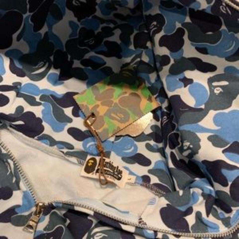 Bape ABC Camo Cushion Light Blue #bape #art #camo - Depop