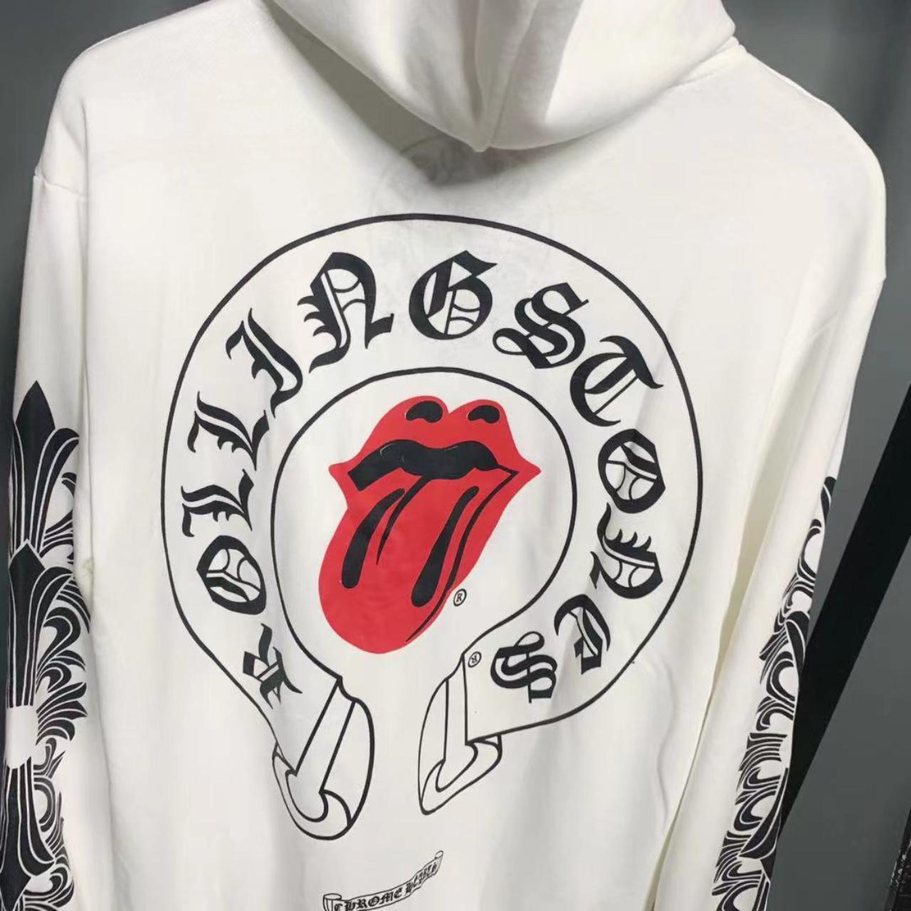 Chrome hearts rolling stone hoodie hot sale