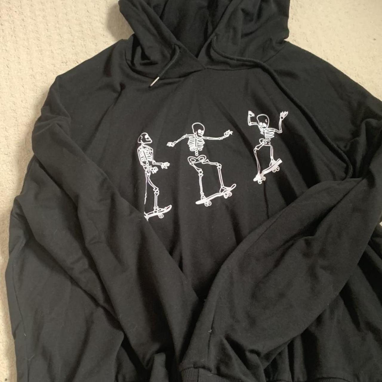 skater grunge hoodie . great price and good thin for... Depop