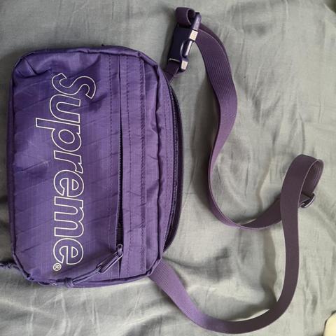 SUPREME FW18 Shoulder Bag (Purple) VNDS (Very Near... - Depop