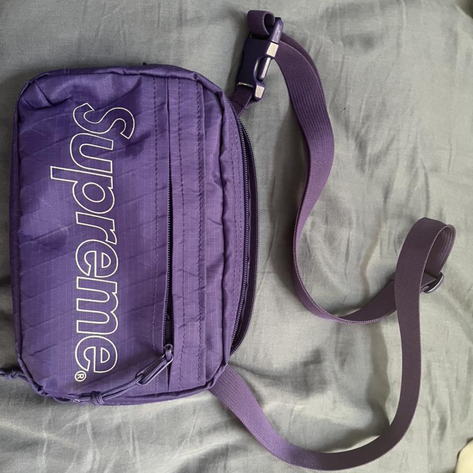 SUPREME FW18 Shoulder Bag (Purple) VNDS (Very Near - Depop