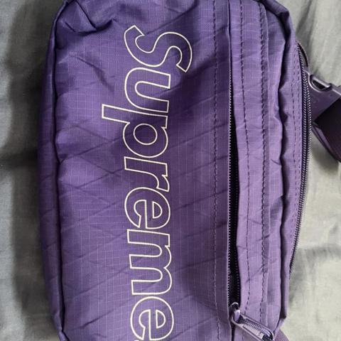 SUPREME FW18 Shoulder Bag (Purple) VNDS (Very Near... - Depop