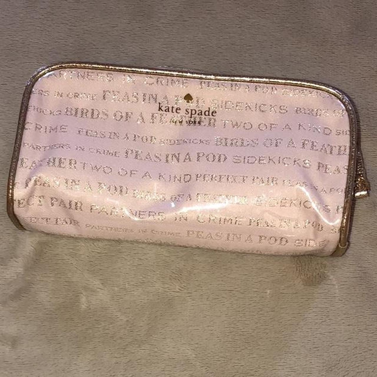 Kate spade pink online cosmetic bag