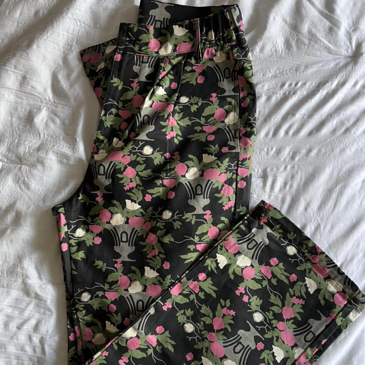 Product Image 1 - Lazy oaf floral trousers size