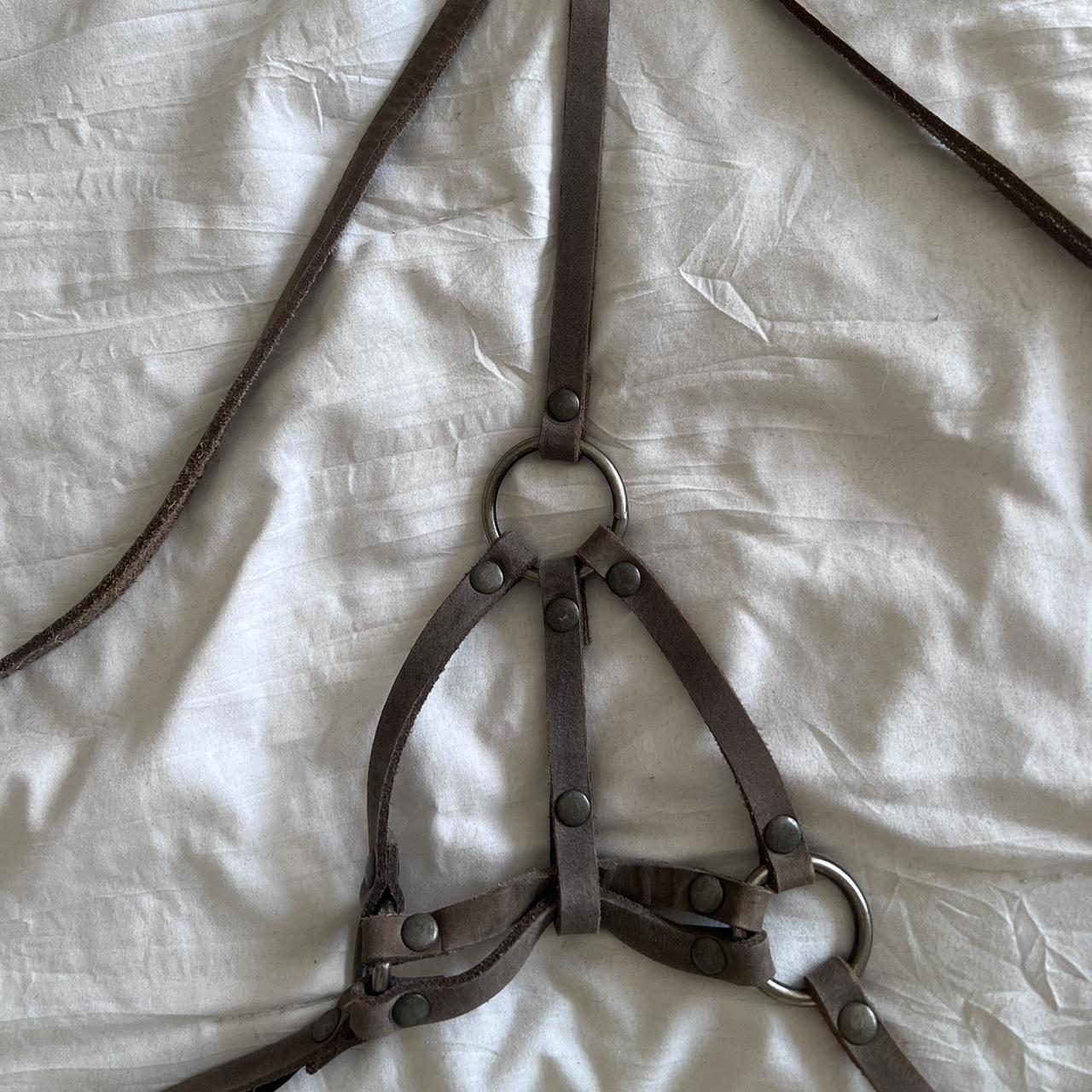 Free people harness. Super cute triangle harness for... - Depop