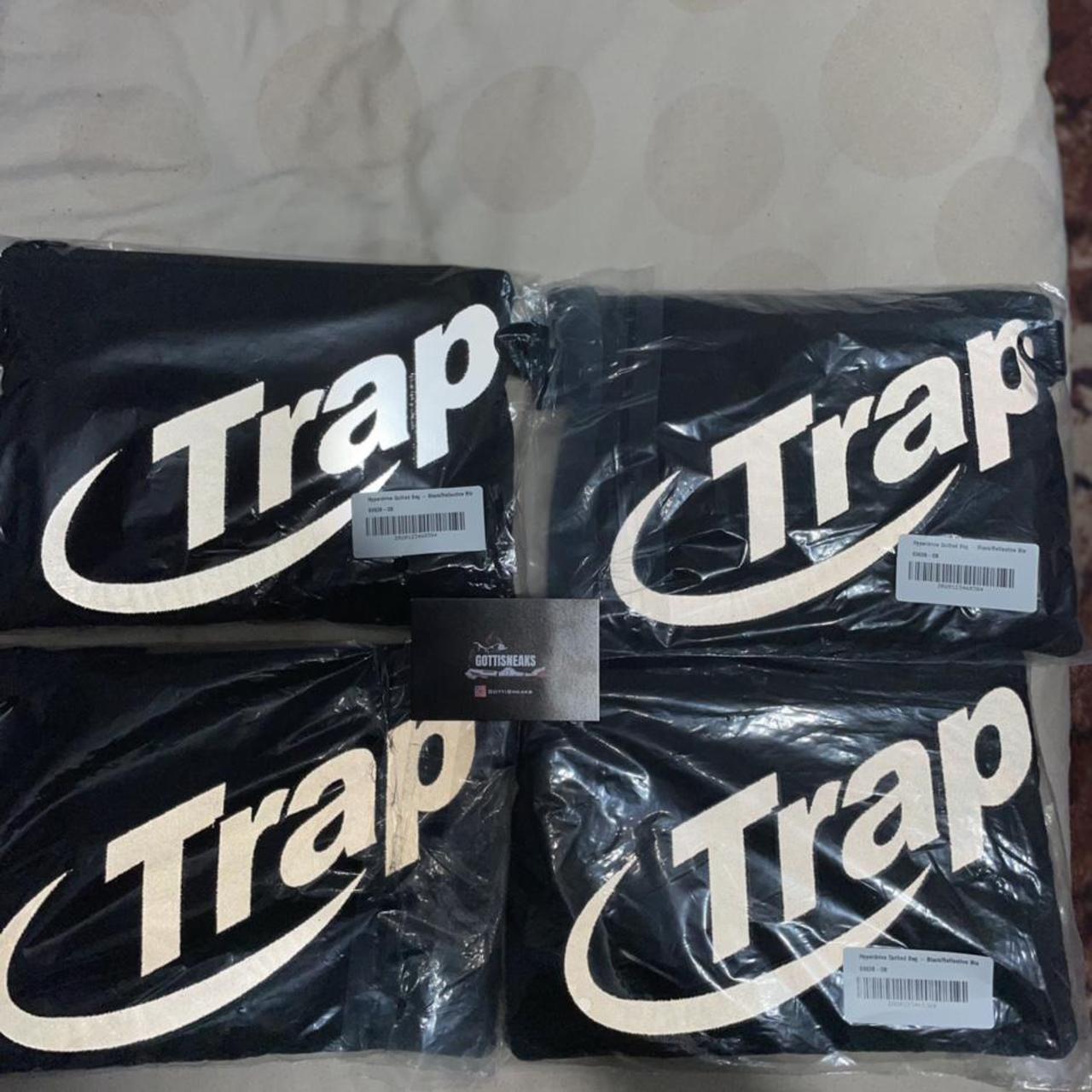 Trapstar hyperdrive Quilted Reflective bag Still in... Depop