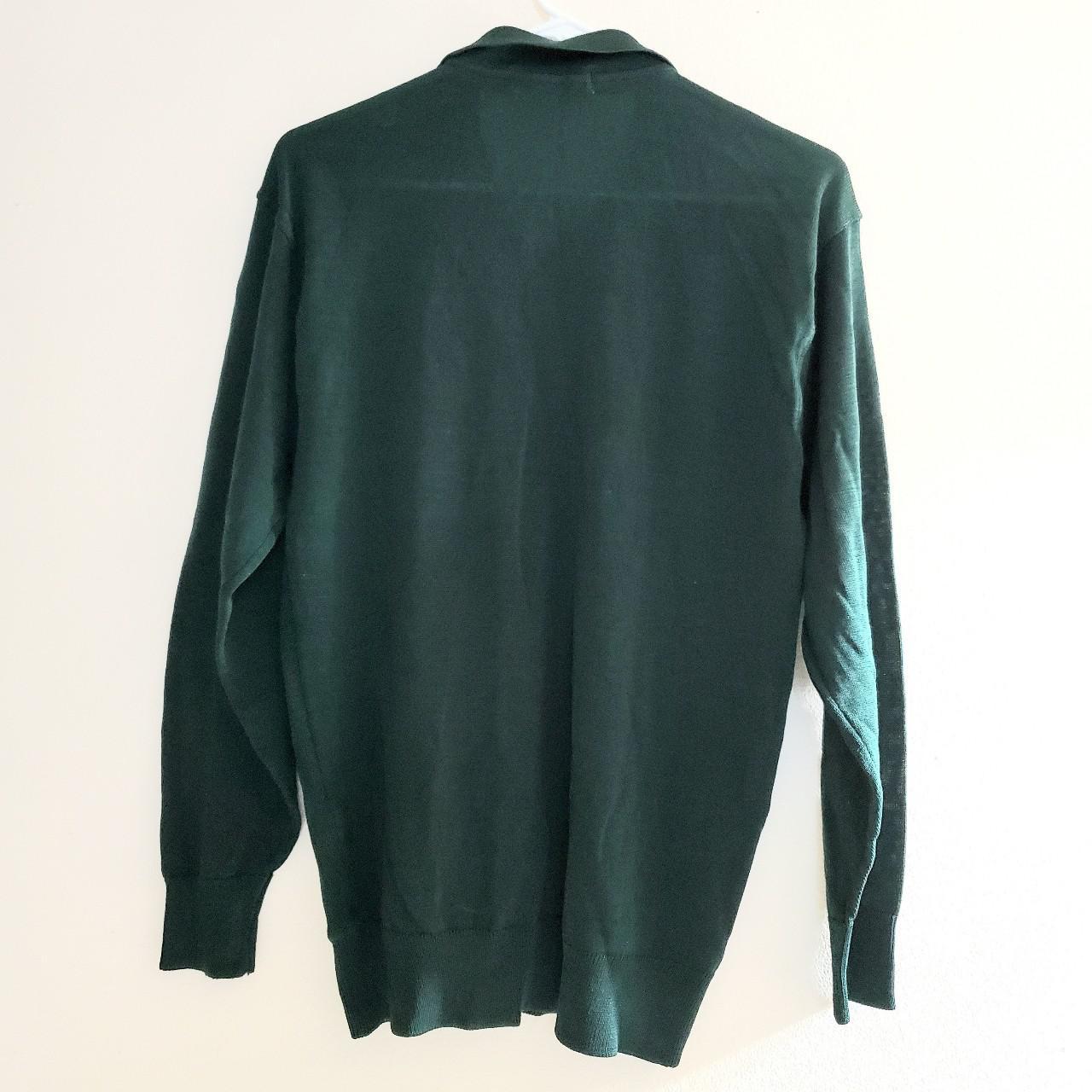Men's Green Large 3 Button Shirts with... - Depop