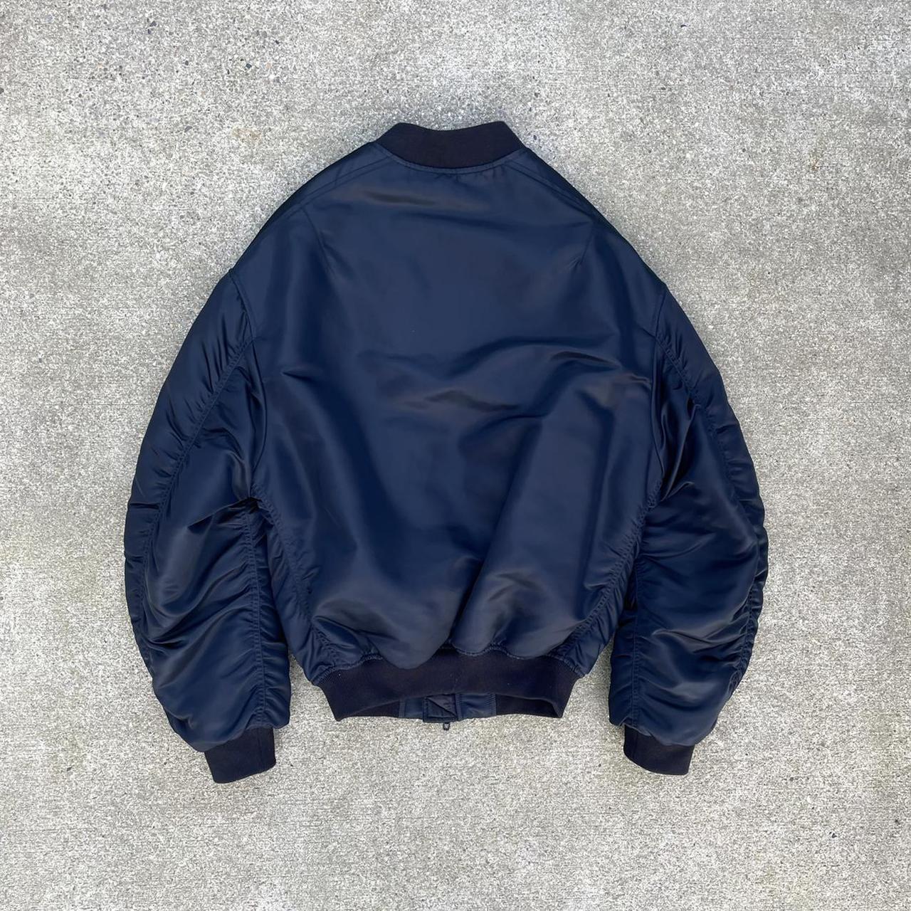 Balenciaga blue hot sale bomber jacket