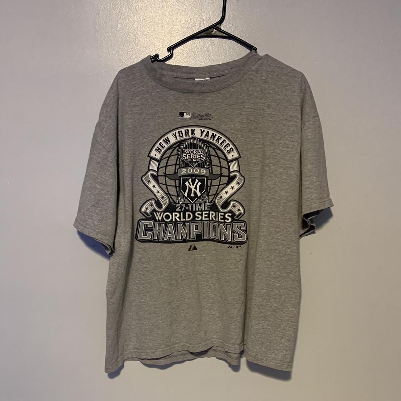 Y2K 2009 Yankees World Series champions shirt Size - Depop