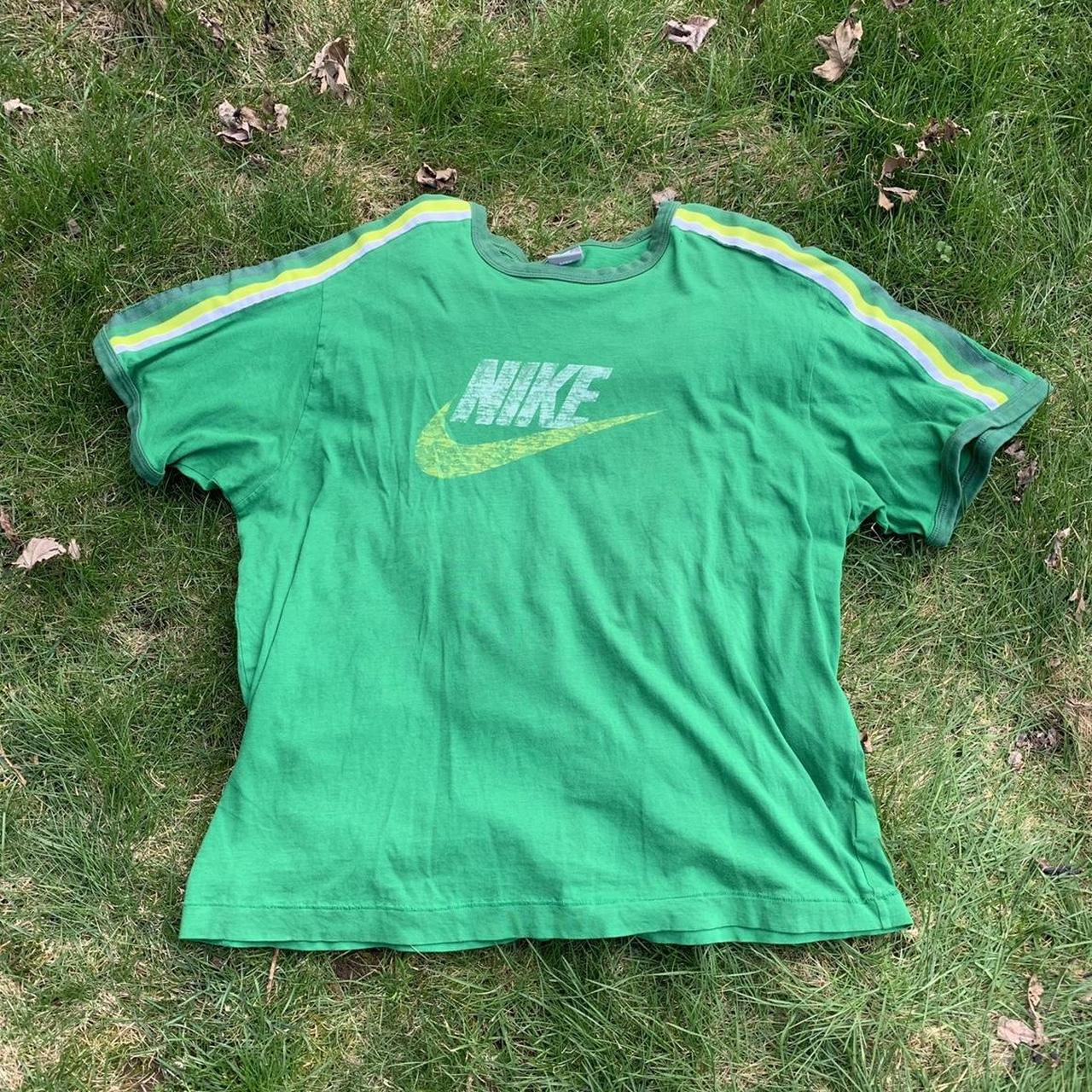 nike-men-s-green-and-grey-t-shirt-depop