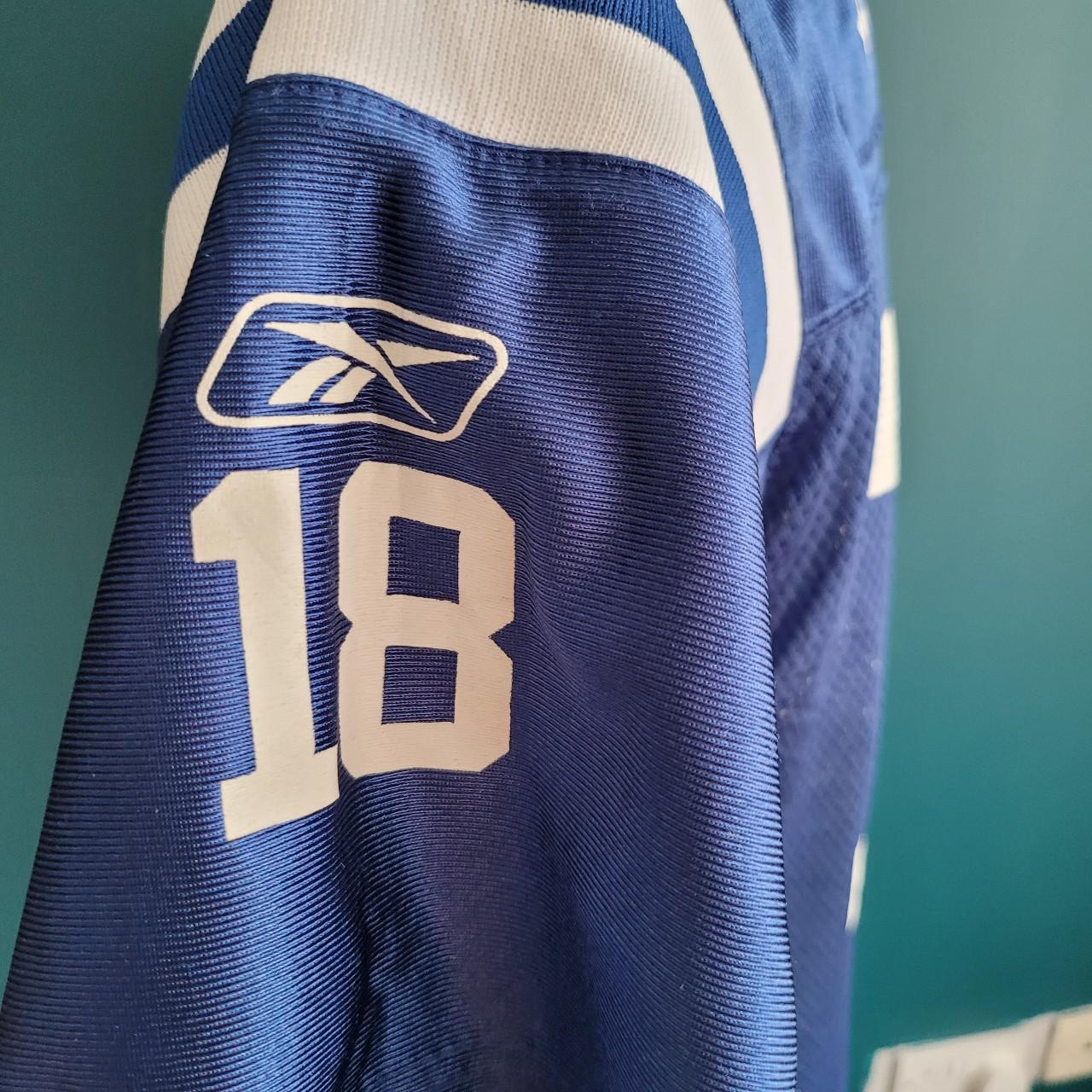 Vintage Reebok Peyton Manning Colts Jersey Size - Depop