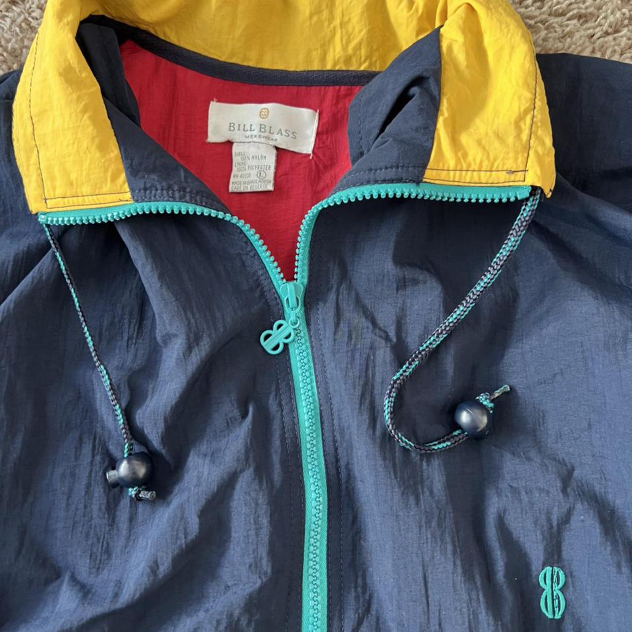 Vintage Bill Blass Windbreaker size L Kickass. Depop