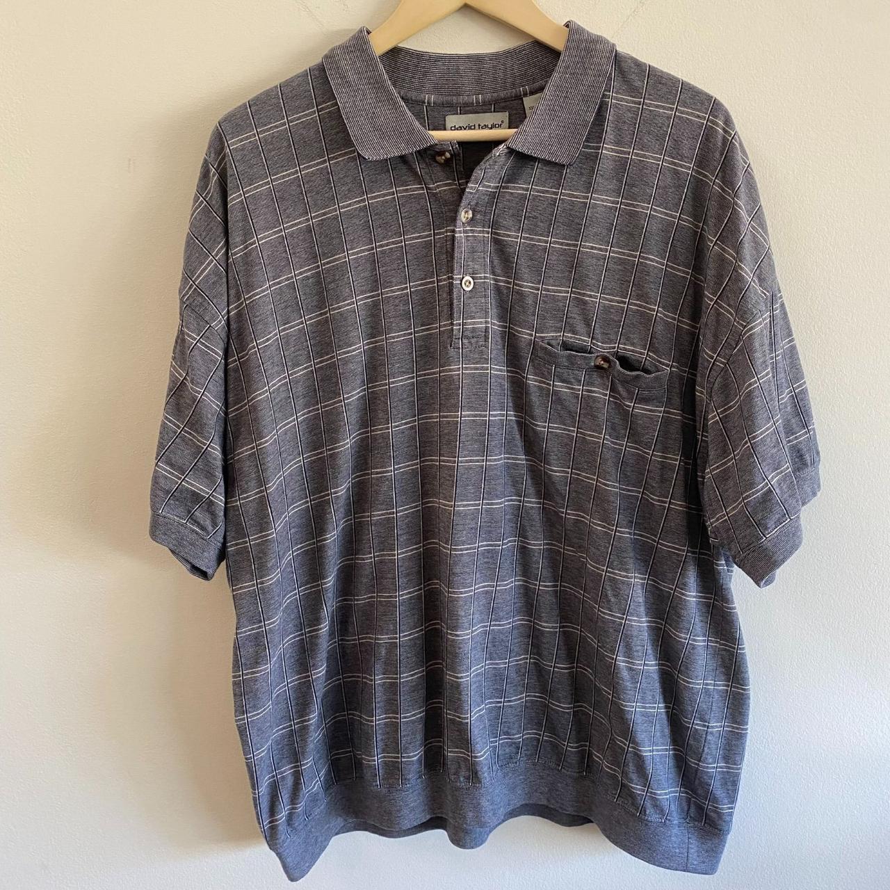 American Vintage Men's Grey Polo-shirts | Depop