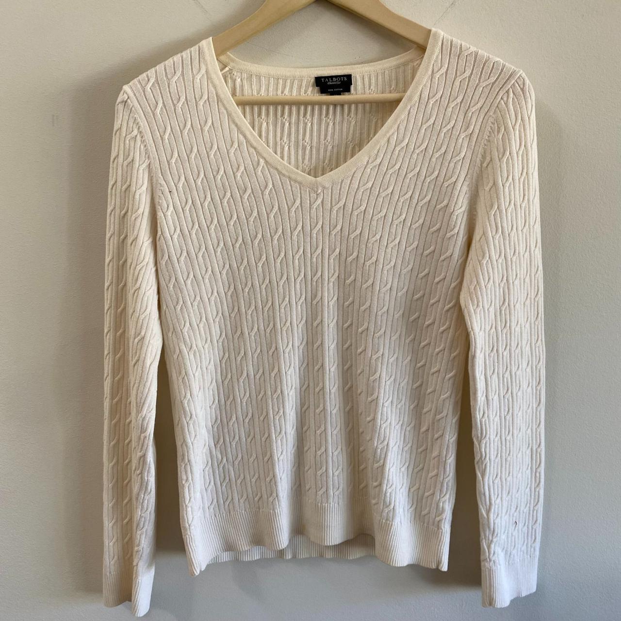 Talbots v hot sale neck sweater