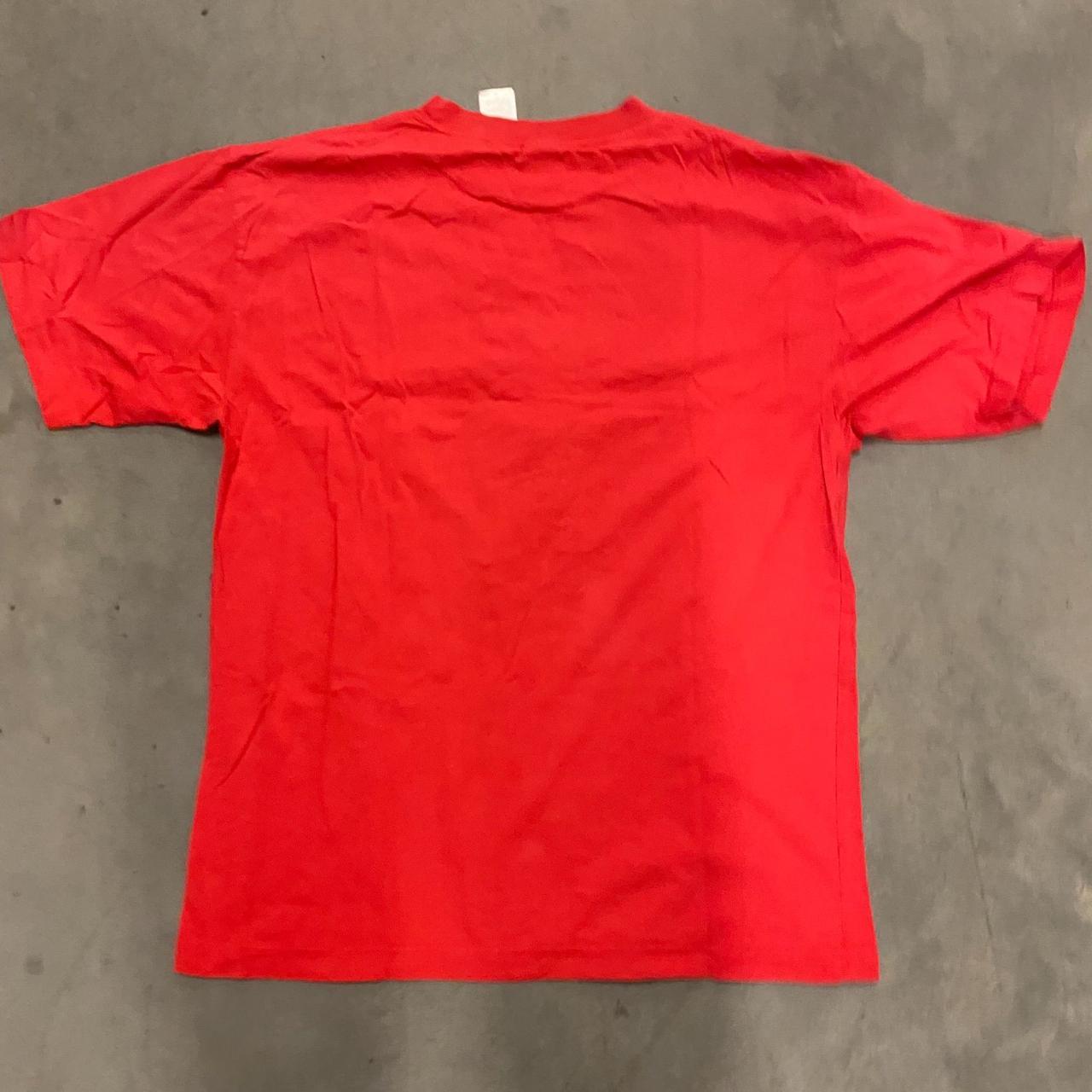 Disney Men's Red T-shirt | Depop