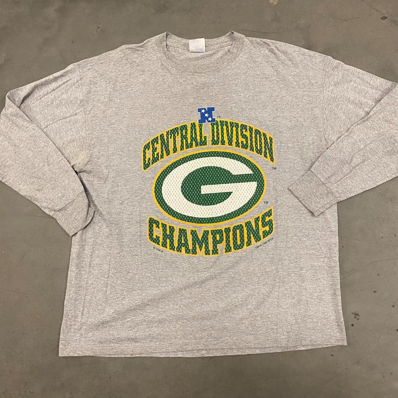 Vintage Green Bay Packers T-Shirt Men's XL Long Sleeve Graphic NFC