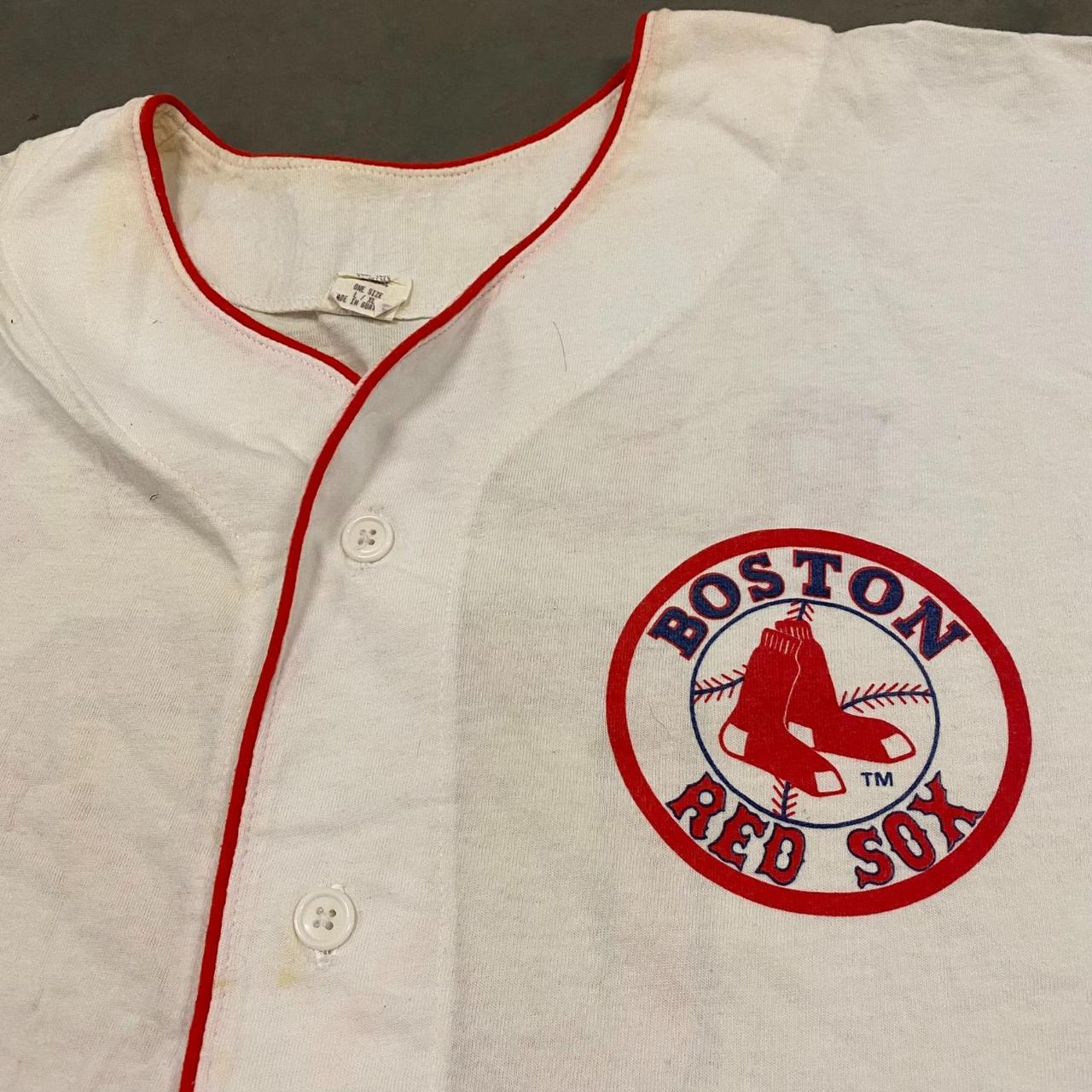 Vintage 80s Boston Red Sox baseball jersey! Men's - Depop