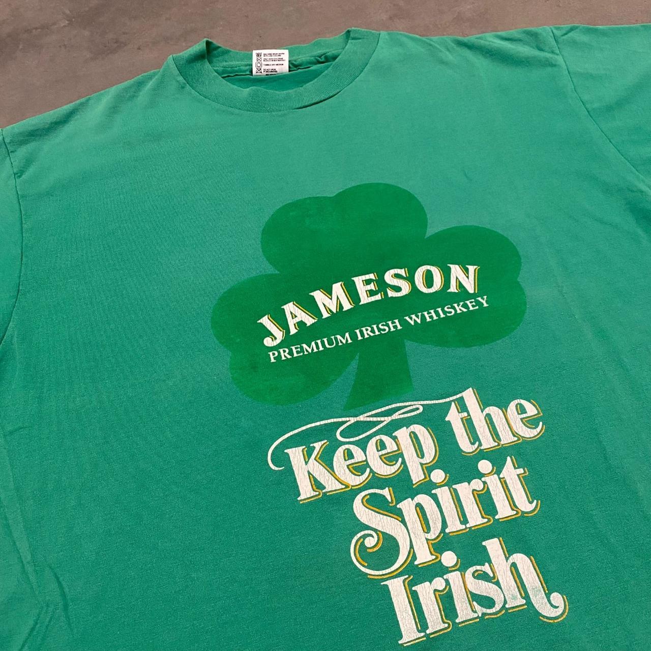 Jameson Irish Whiskey Vintage 90s T-Shirt, Size:...