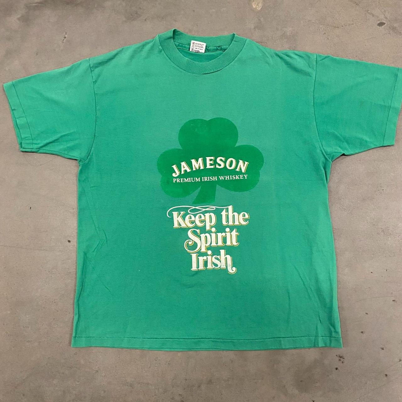 Jameson Irish Whiskey Vintage 90s T-Shirt Size:... - Depop