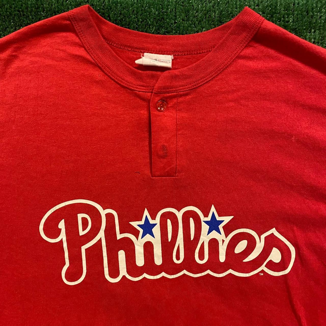 Vintage 90's MLB Philadelphia Phillies Jersey Size - Depop