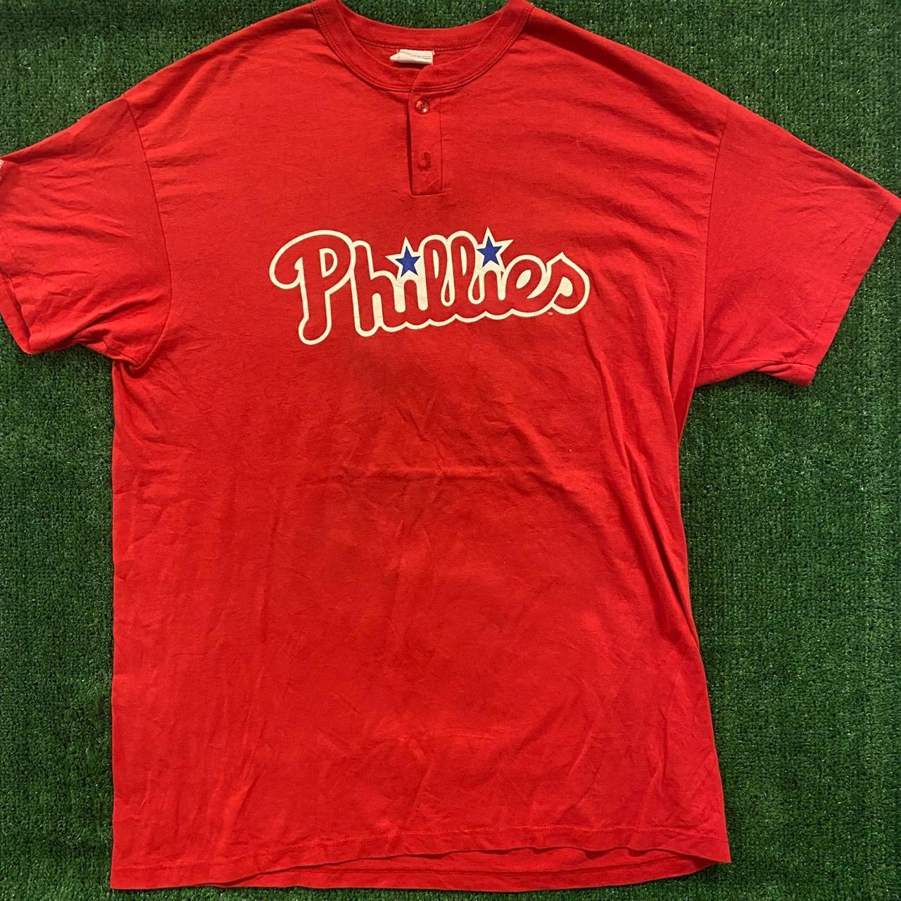 Vintage 90's MLB Philadelphia Phillies Jersey Size - Depop